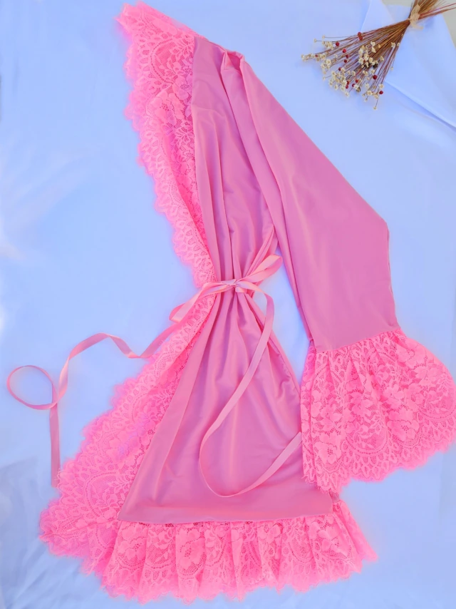 ROBE renda rosa — foto 2