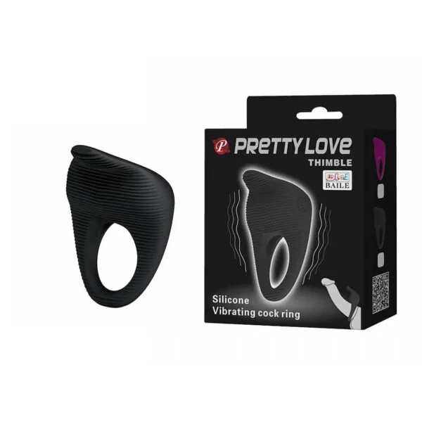 Anel Peniano Thimble com Vibrador Pretty Love
