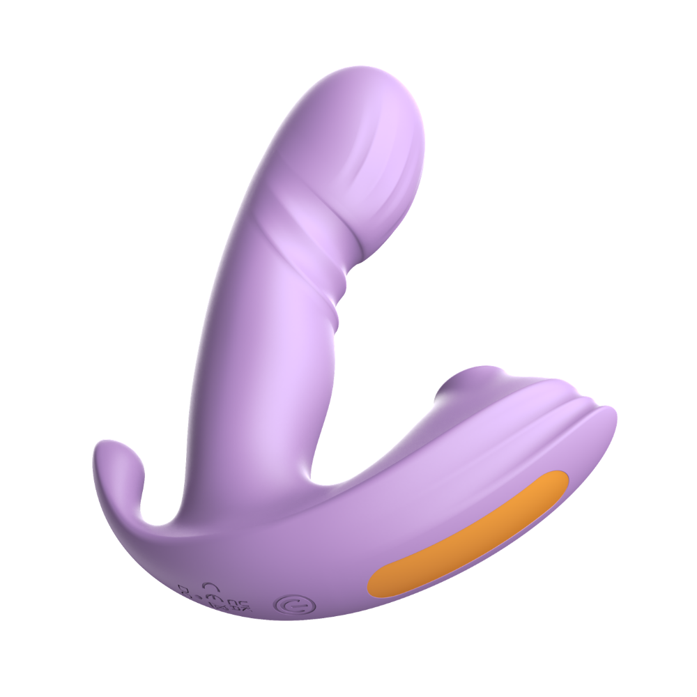 Vibrador ponto g com estimulador perineal por aplicativo (3416) recarregável — foto 2