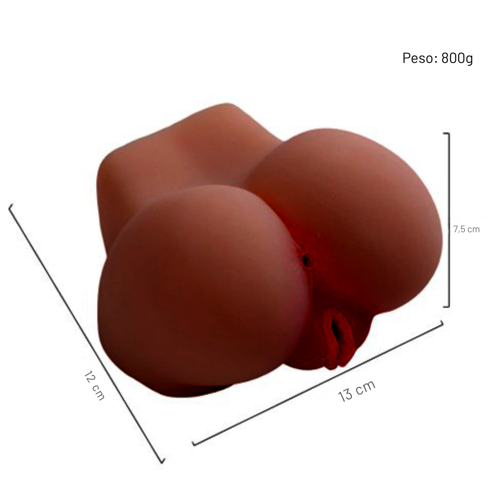 Masturbador masculino bumbum (3403) 13cm — foto 1