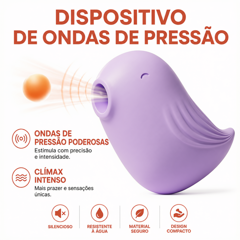 Estimulador clitoriano com pulsação em formato de passarinho (2019) recarregável — foto 3