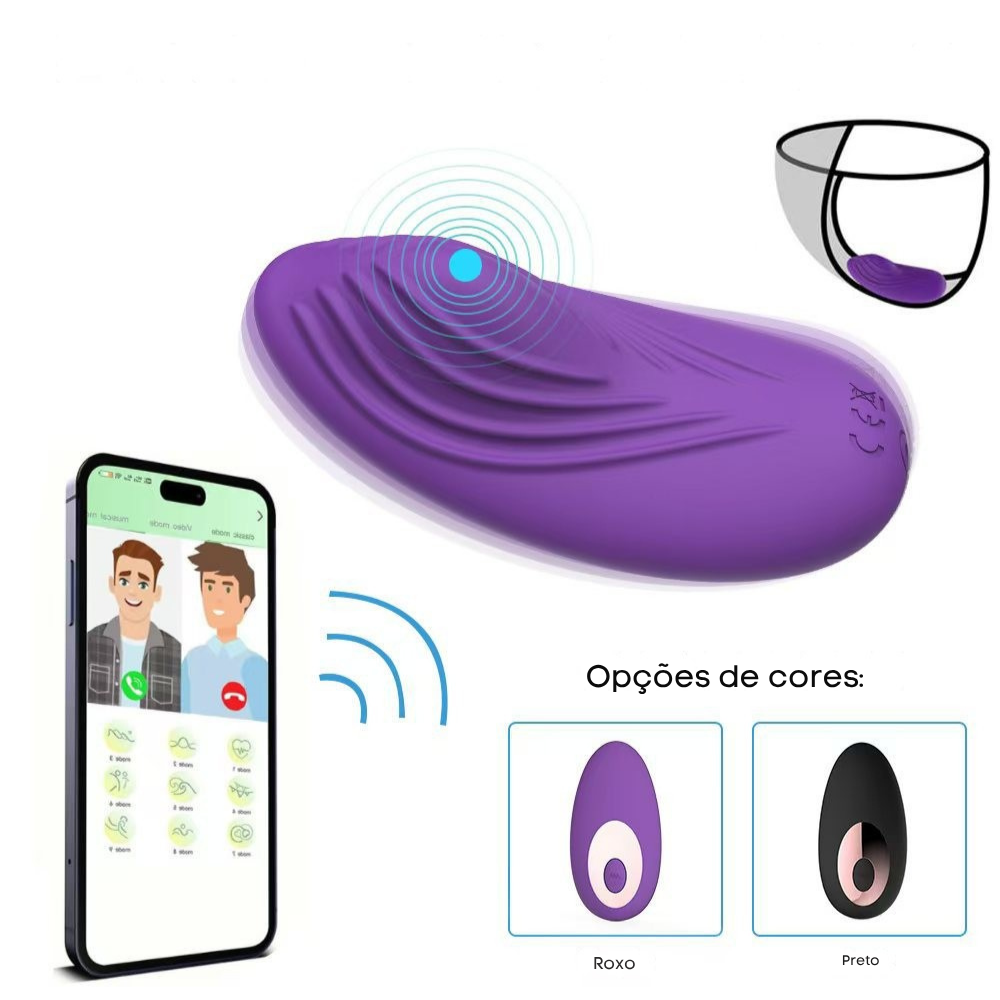 para de com controle sem fio e app de celular- 10 intensidades (1124) — foto 1