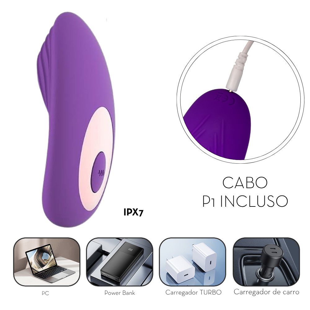 para de com controle sem fio e app de celular- 10 intensidades (1124) — foto 5