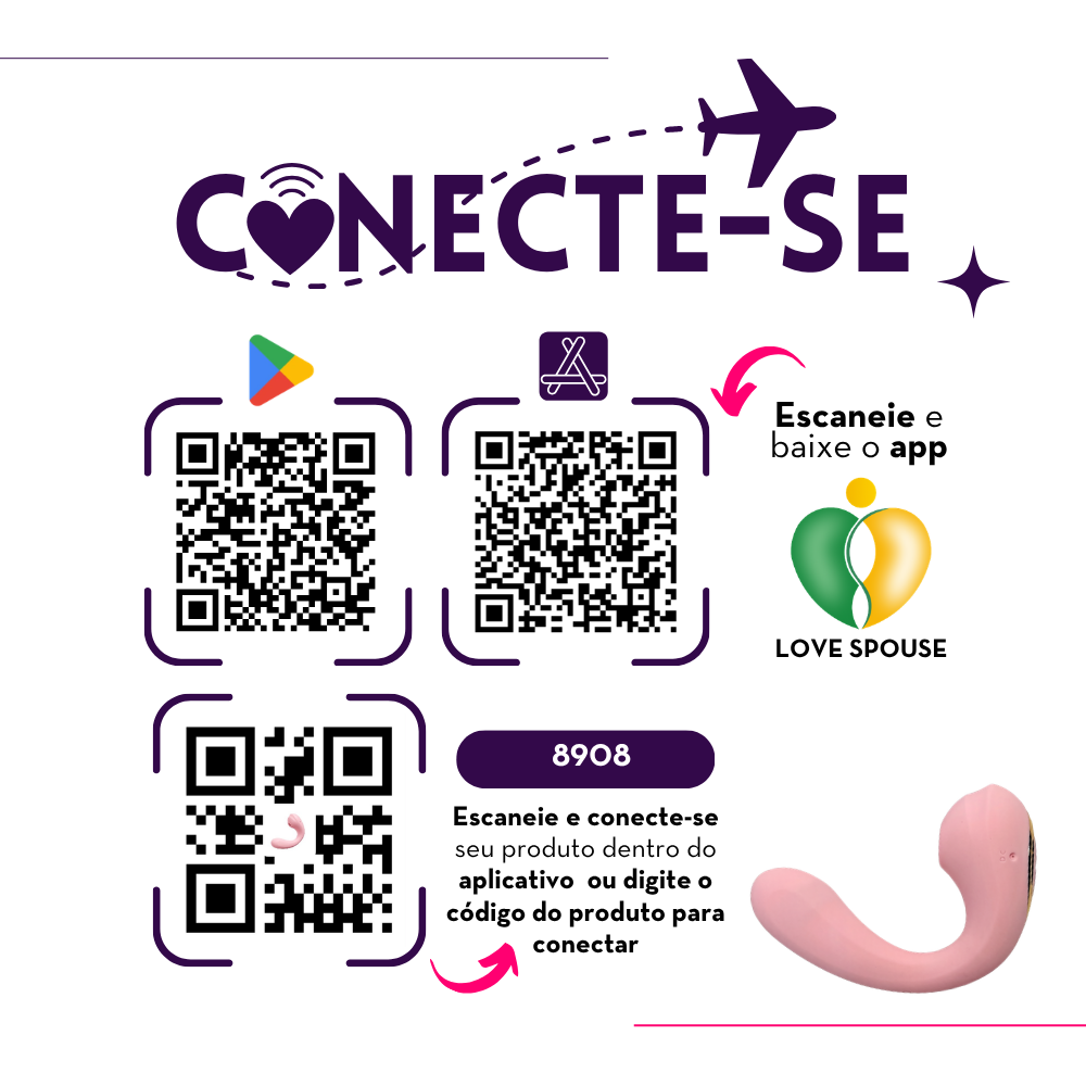 Vibrador com estimulador clitoriano por aplicativo de celular (3403) recarragável — foto 7