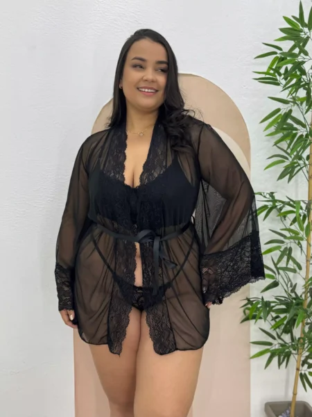 Robe Tule Plus Size (891) tamanho 52