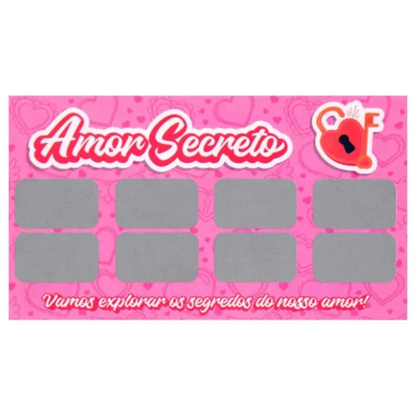 Raspadinha Amor Secreto 01 Unidade