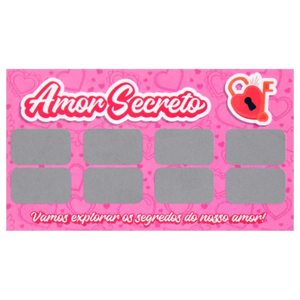 Raspadinha Amor Secreto 01 Unidade — comprar com embalagem discreta na iFody