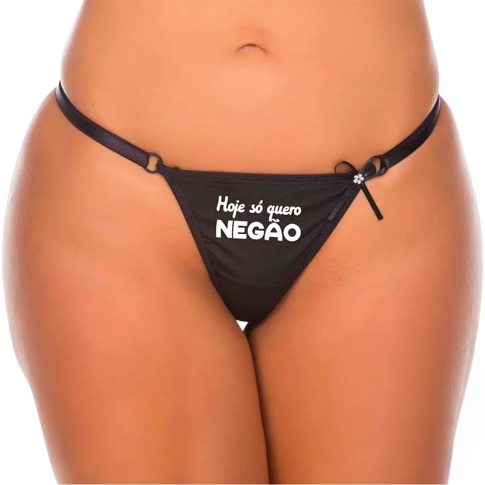 Fio Dental Hoje Só Quero Negão (6218)