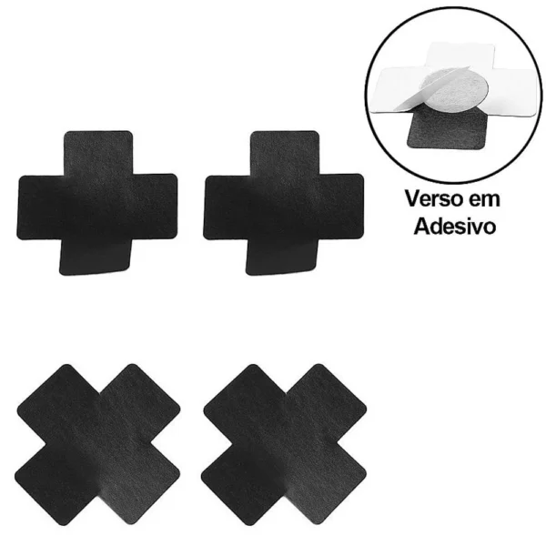 Adesivos para os Mamilos / Cruzado