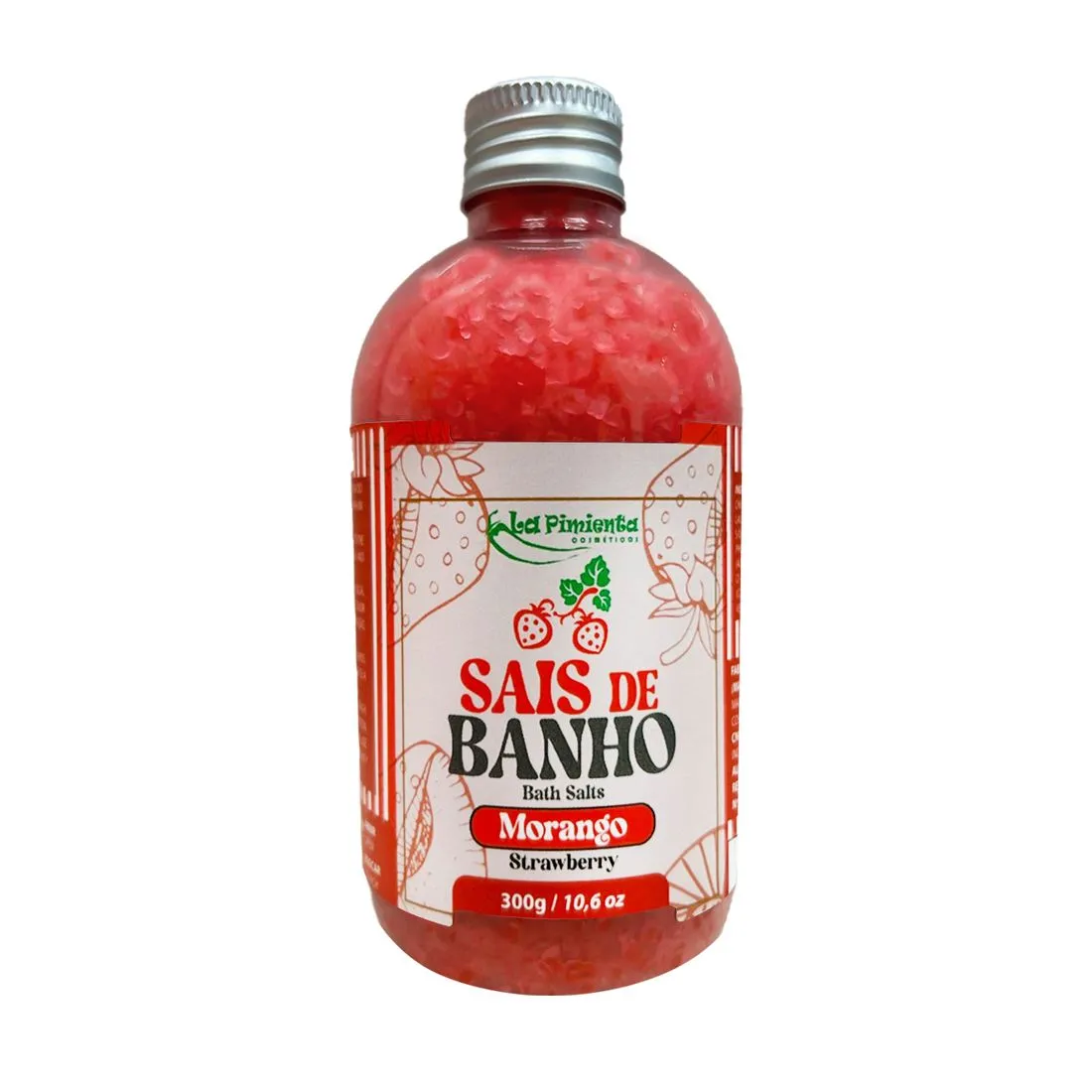 Sais de banho 300g morango