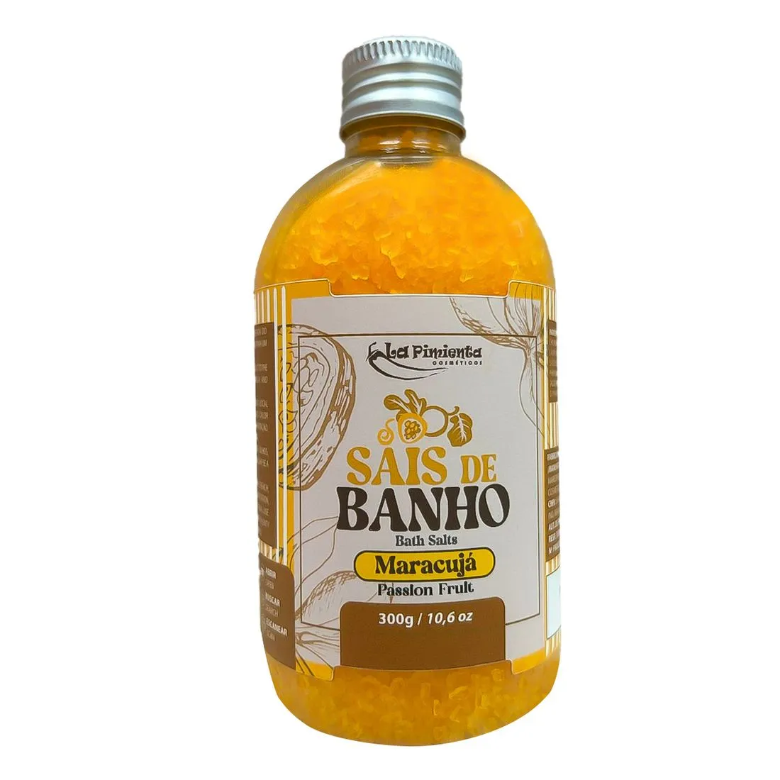Sais de banho 300g maracujá