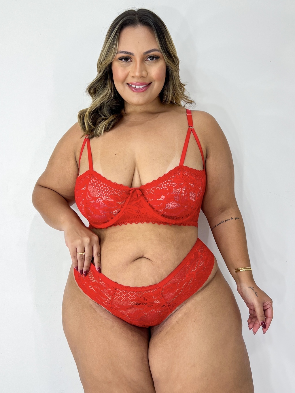 Lingerie Olívia (XG) VERMELHO — foto 4