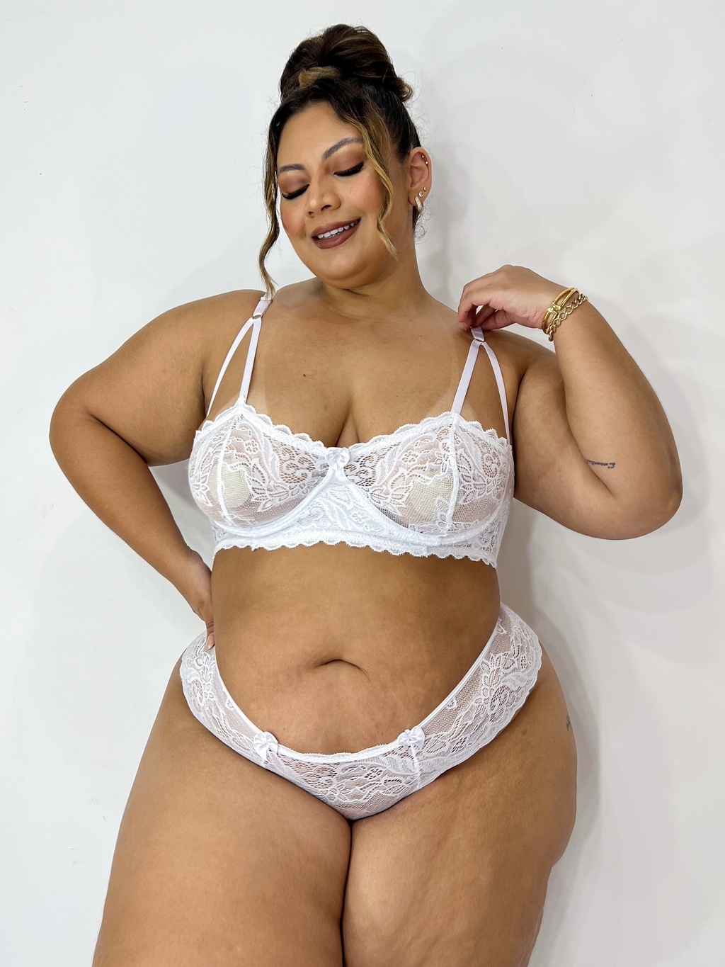 Lingerie Olívia (XG) Branco — foto 6