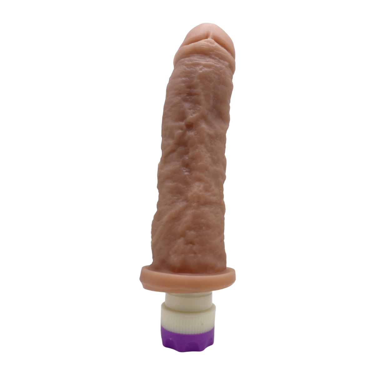 Prótese Realística 19x5,5cm com Vibro - Bege — foto 3