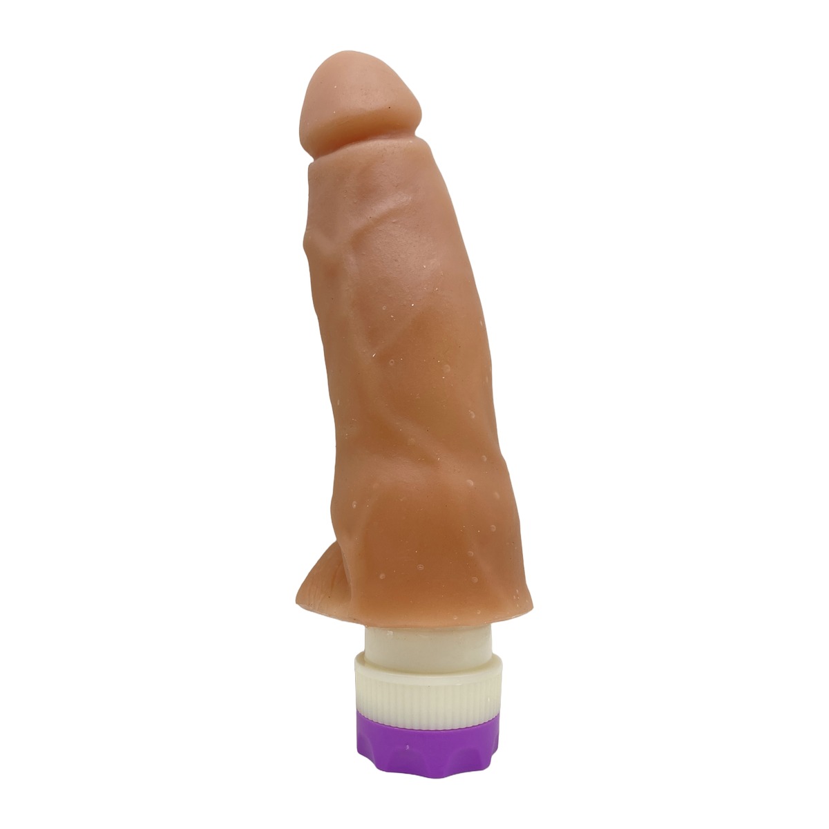 Prótese Realística 17,5x4,5cm com Vibro - Bege — foto 2