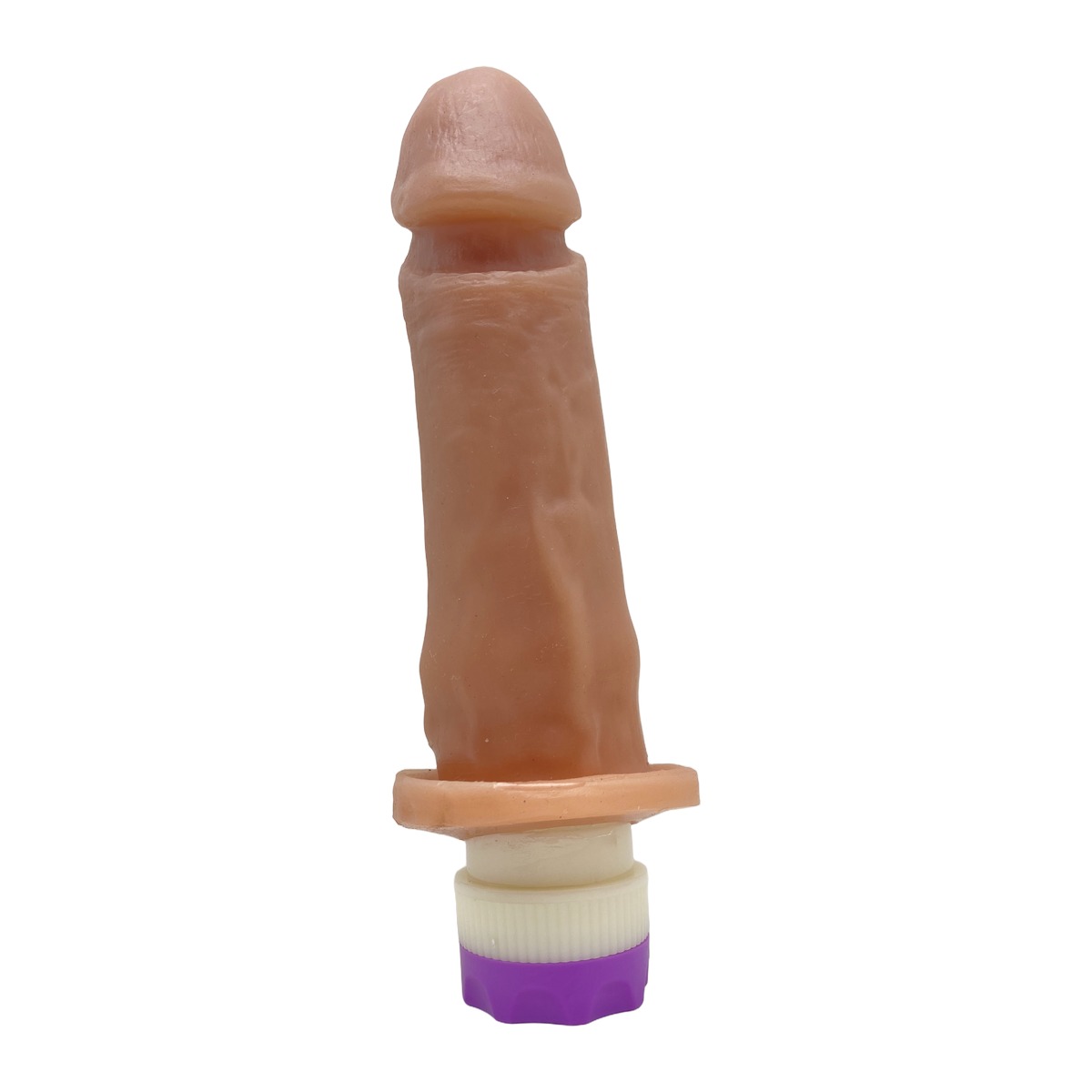Prótese Realística 14x4cm com Vibro - Bege — foto 2