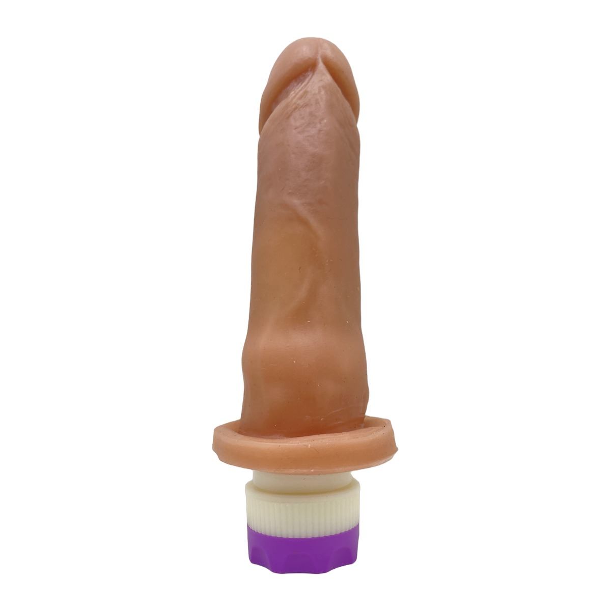 Prótese Realística 14x4cm com Vibro - Bege — foto 3