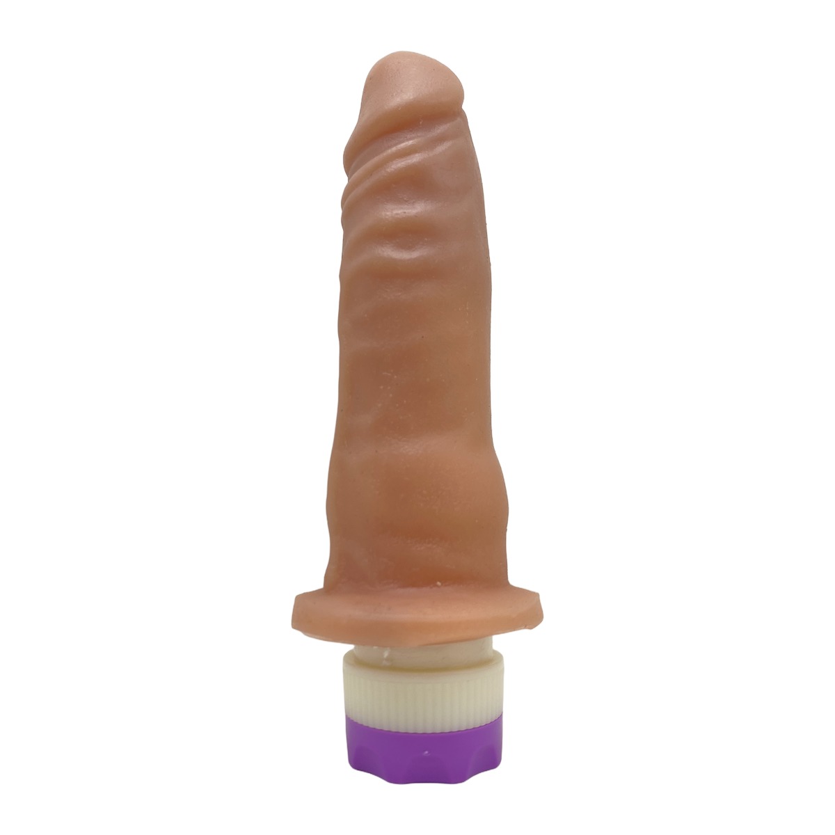 Prótese Realística 14x3,5cm com Vibro - Bege — foto 1