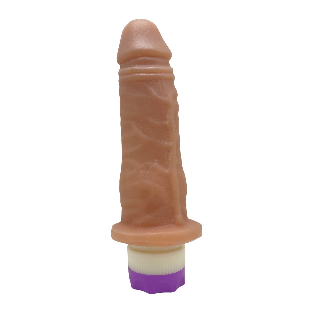 Prótese Realística 14x3,5cm com Vibro - Bege — foto 2