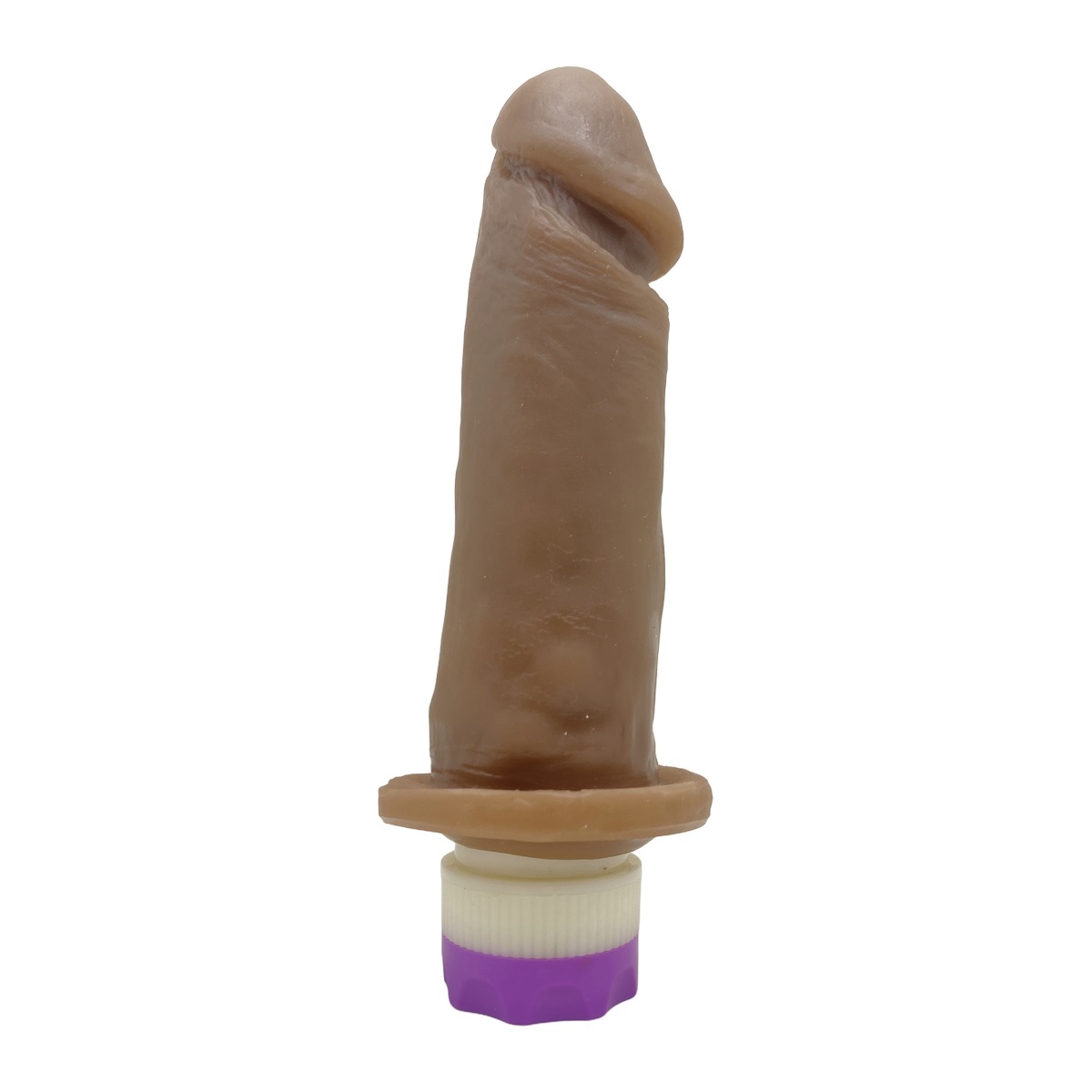Prótese Realística 14x4cm com Vibro - Chocolate — foto 4