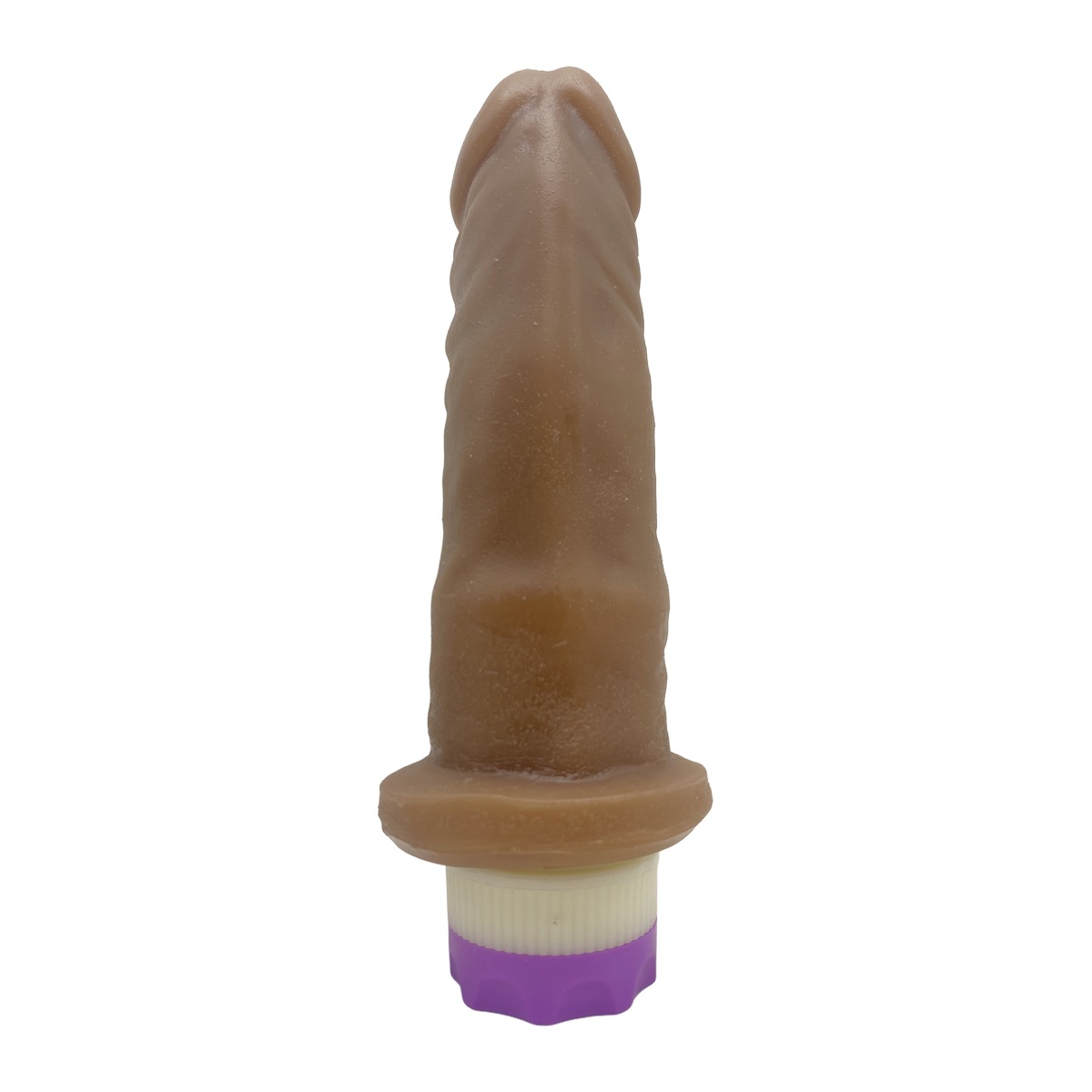 Prótese Realística 14x3,5cm com Vibro - Chocolate — foto 3