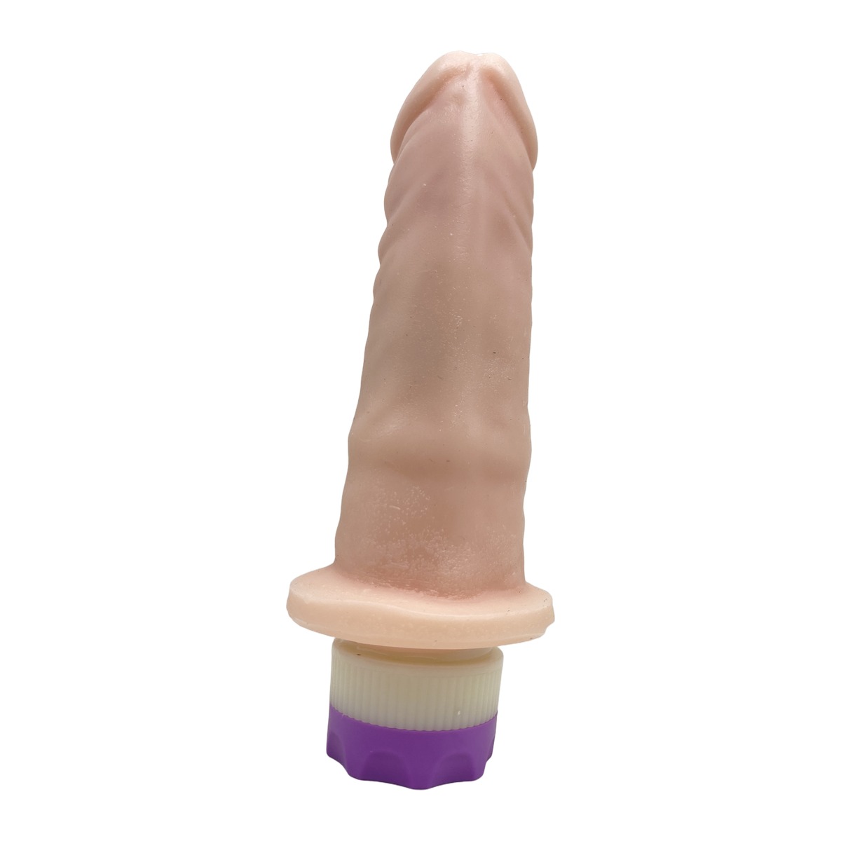Prótese Realística 14x3,5cm com Vibro Recarregável - Rosa — foto 3