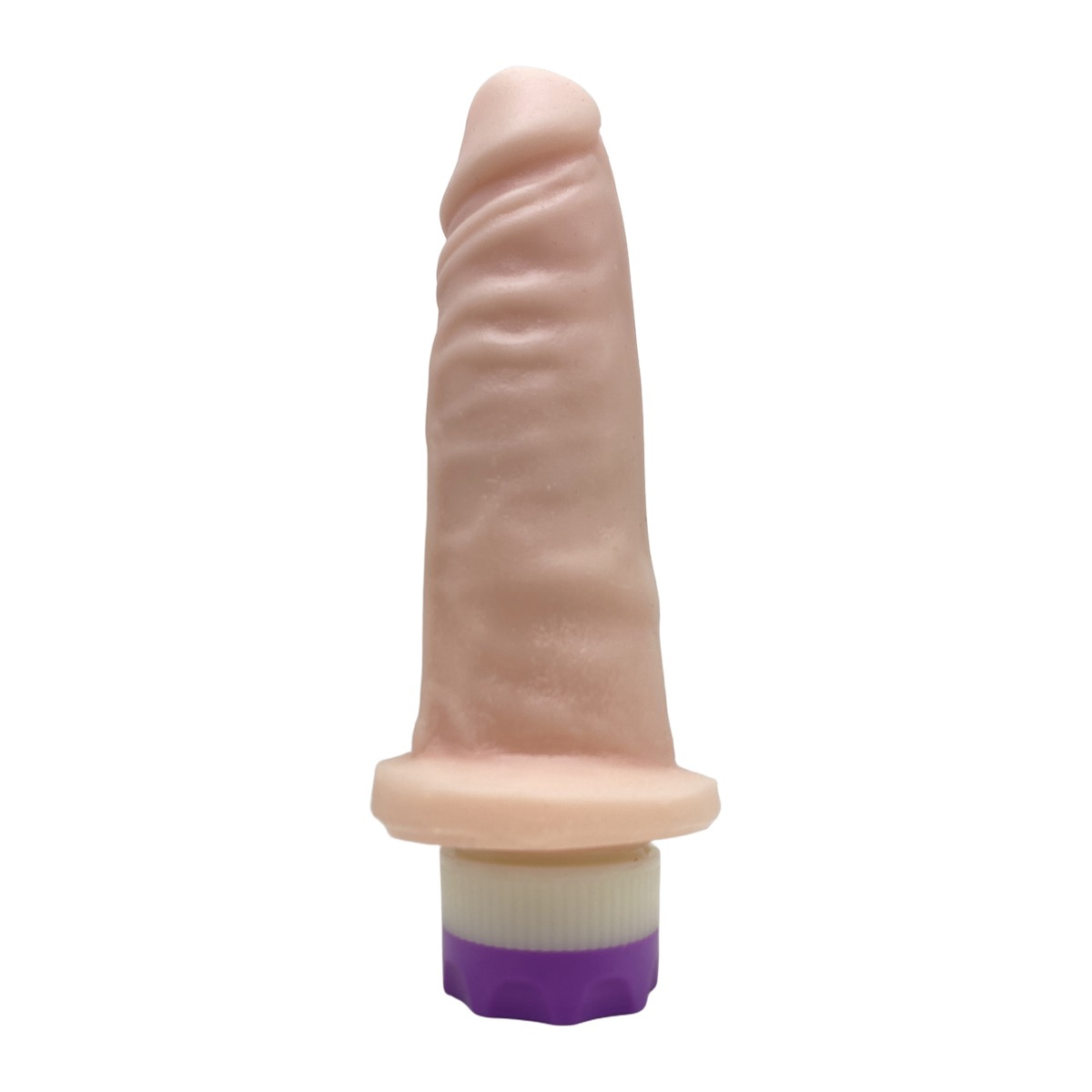 Prótese Realística 14x3,5cm com Vibro Recarregável - Rosa — foto 4