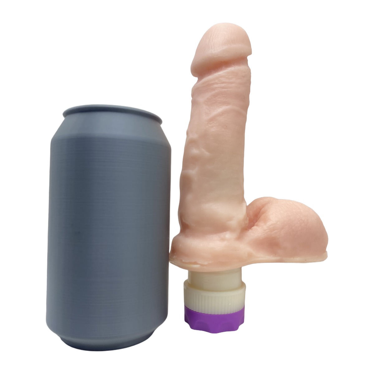 Prótese Realística 15,5x3,5cm com Vibro - Rosa — foto 5