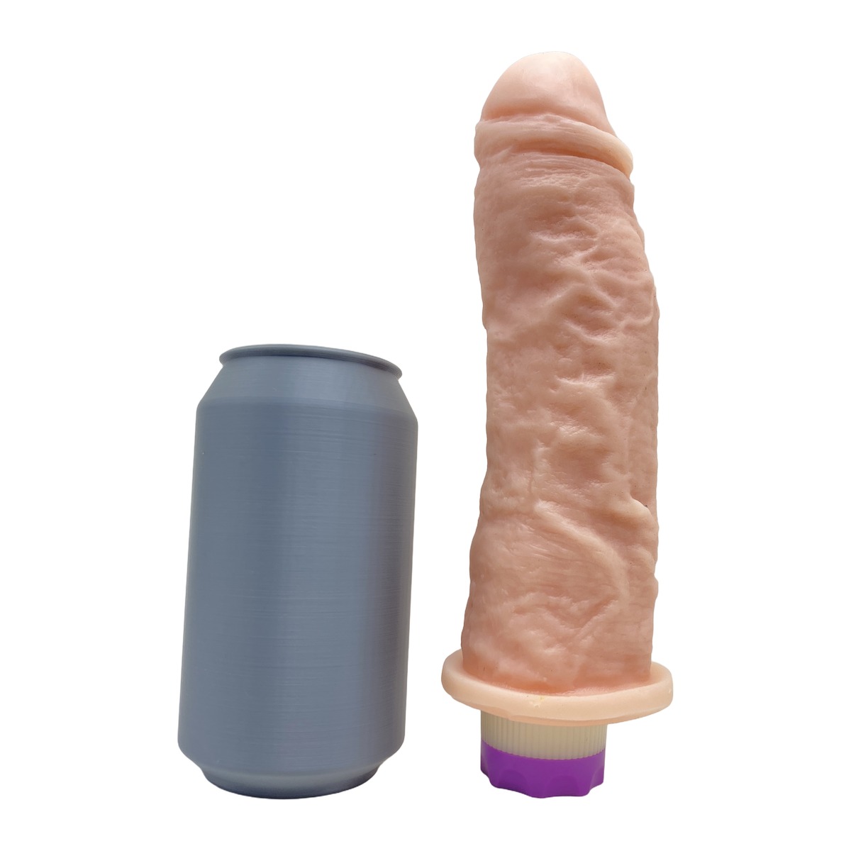 Prótese Realística 19x5cm com Vibro - Rosa — foto 5