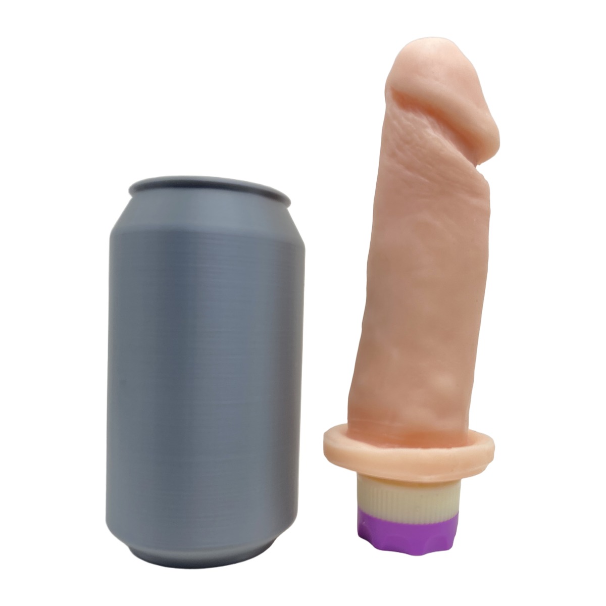 Prótese Realística 14x4cm com Vibro - Rosa — foto 5