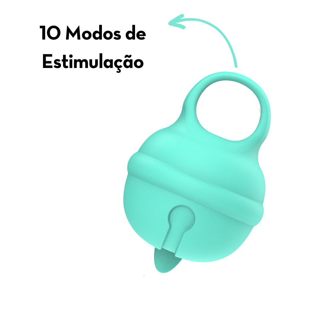 Vibrador de Clitóris com Língua Mágica 10 Vibrações - Vermelho (2621) Recarregável — foto 4