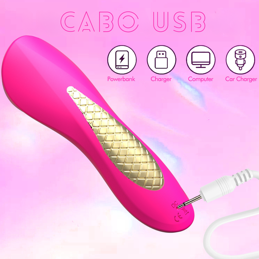 Vibrador de Clitóris com Pulsação 10 Intensidades Pink (2142) Recarregavel — foto 2