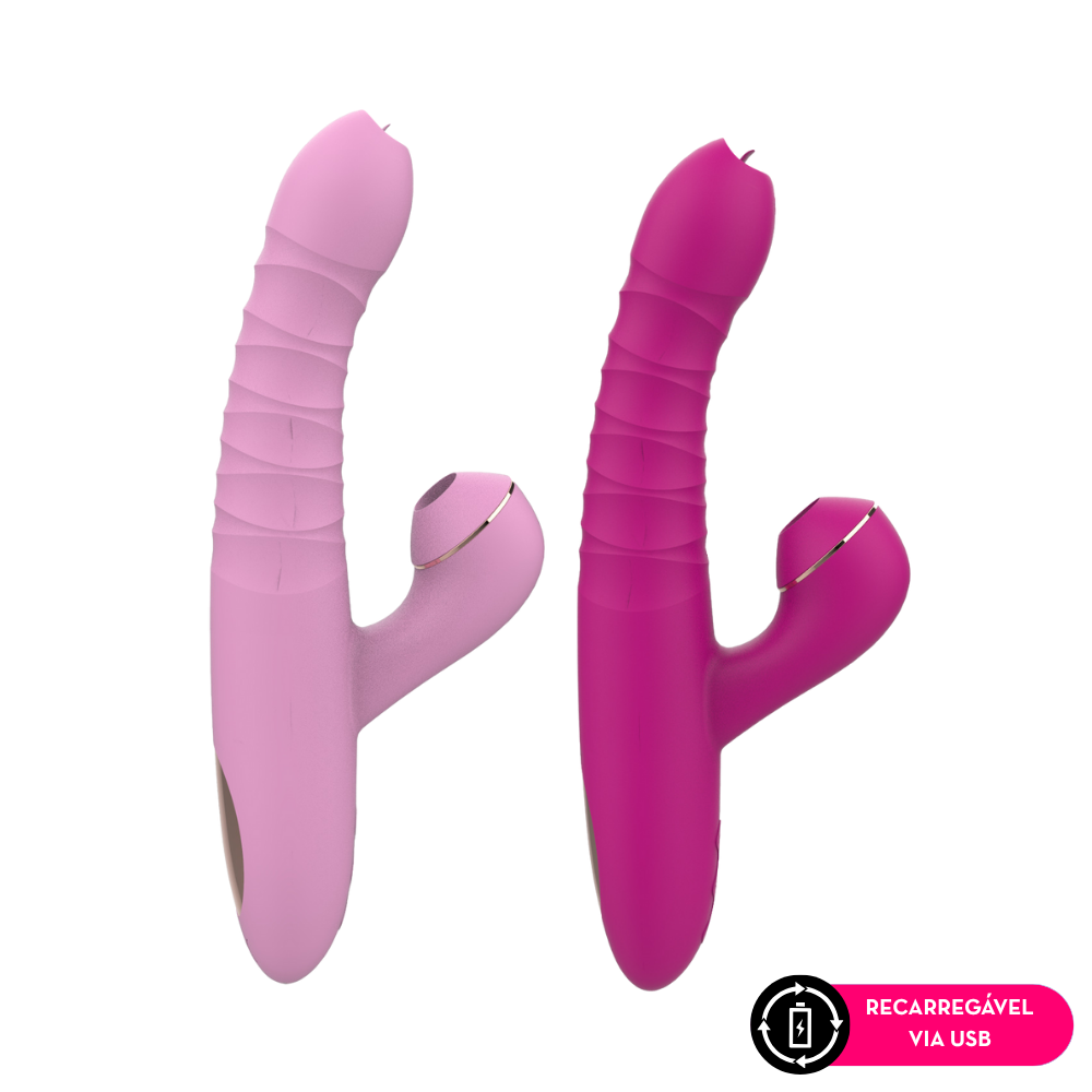 Vibrador com Pulsação e Língua Mágica (5221) Recarregável — foto 1