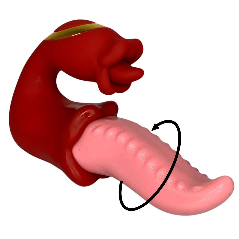 Super Vibrador de Lingua com Rotação de 360° (8794) Recarregável — foto 3