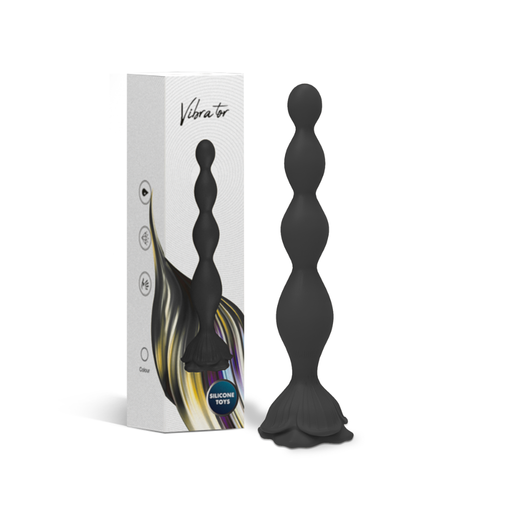 Plug Anal em Silicone com Esferas Progressivas (6246) Recarregável — foto 4