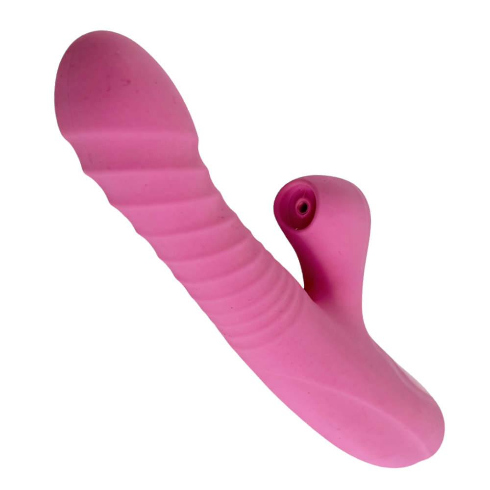Vibrador com Pulsação Vai e Vem C/Aquecimento Rotação 360º (5223) Recarregável — foto 2
