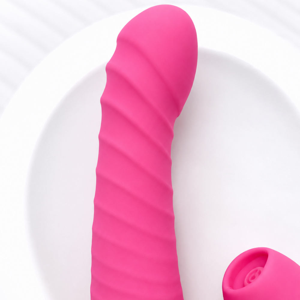 Vibrador com Pulsação Vai e Vem C/Aquecimento Rotação 360º (5223) Recarregável — foto 8