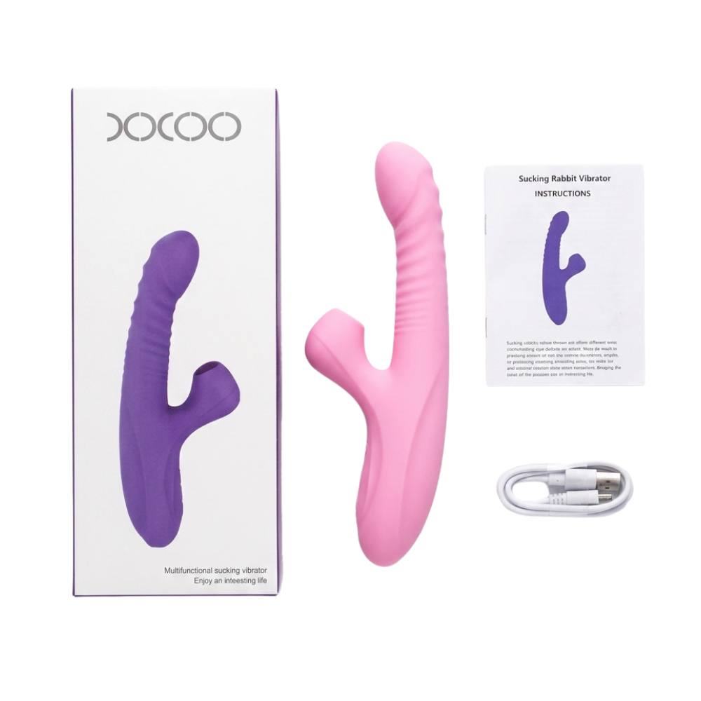 Vibrador com Pulsação Vai e Vem C/Aquecimento Rotação 360º (5223) Recarregável — foto 3