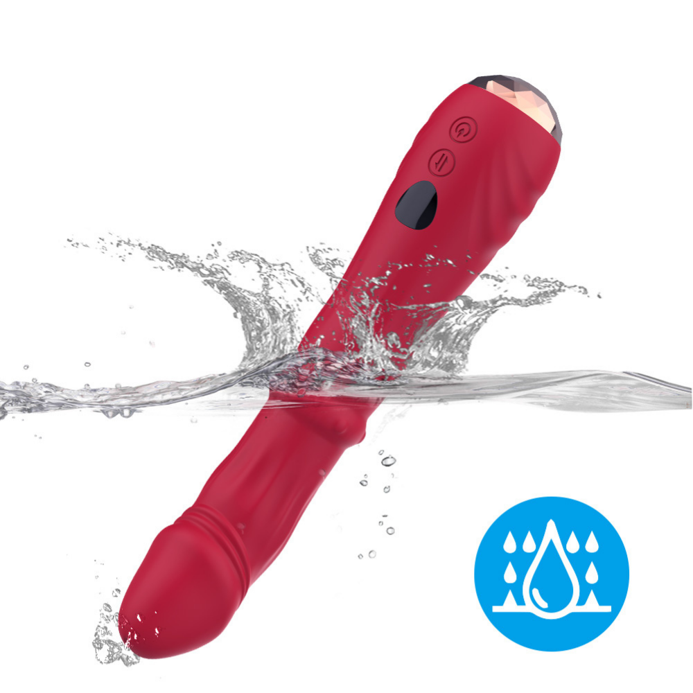 Vibrador Ponto G com Aquecimento Ponta Móvel e Esferas Vai e Vem (3828) Recarregável — foto 6