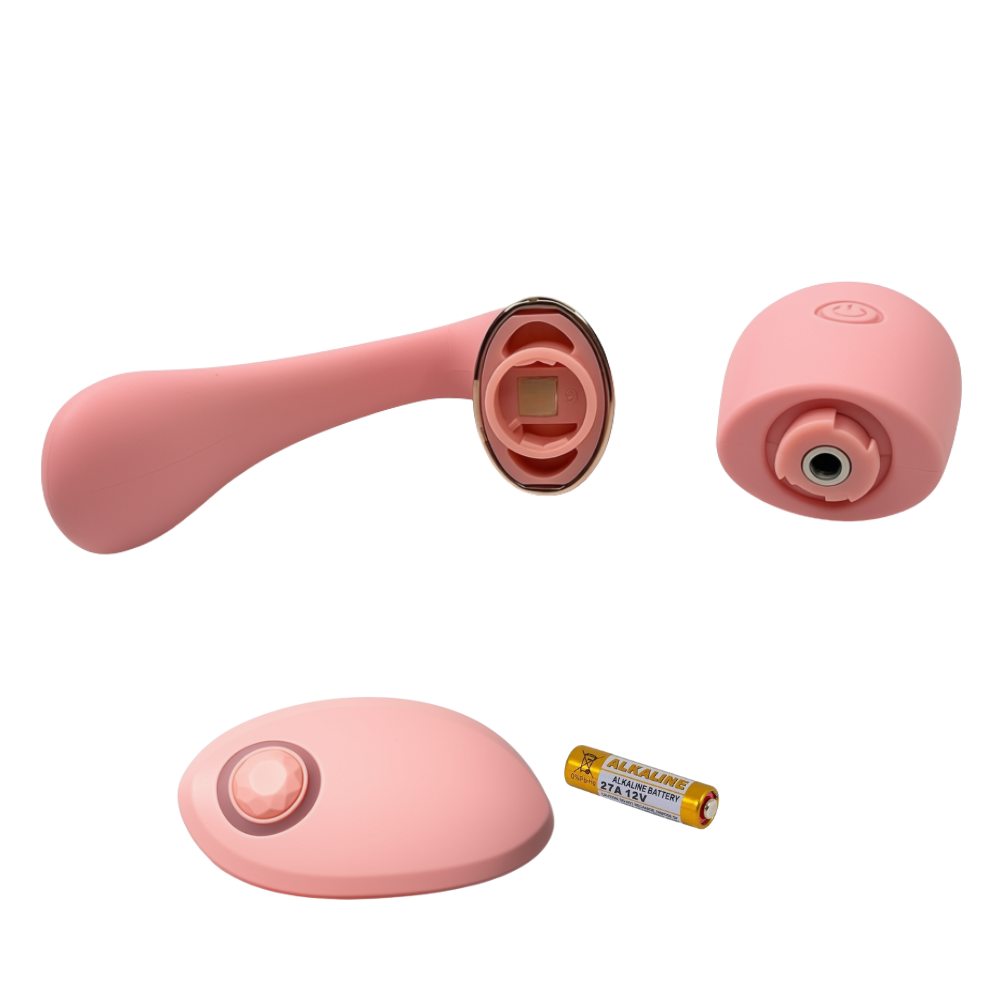 Vibrador de Casal com Controle sem Fio 10 Intensidades Pink (1053) Recarregável — foto 3