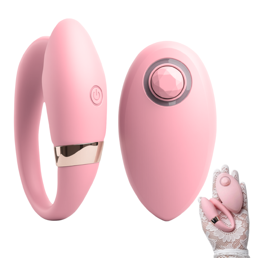 Vibrador de Casal com Controle sem Fio 10 Intensidades Pink (1053) Recarregável — foto 4