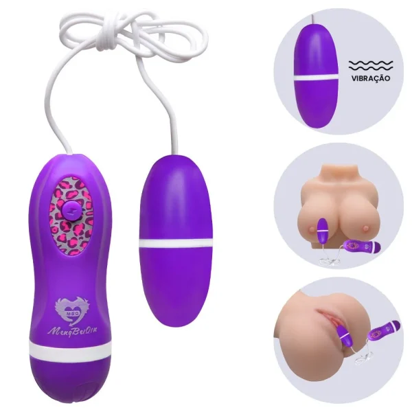 Cápsula Vibratória com Controle a Fio Pilha