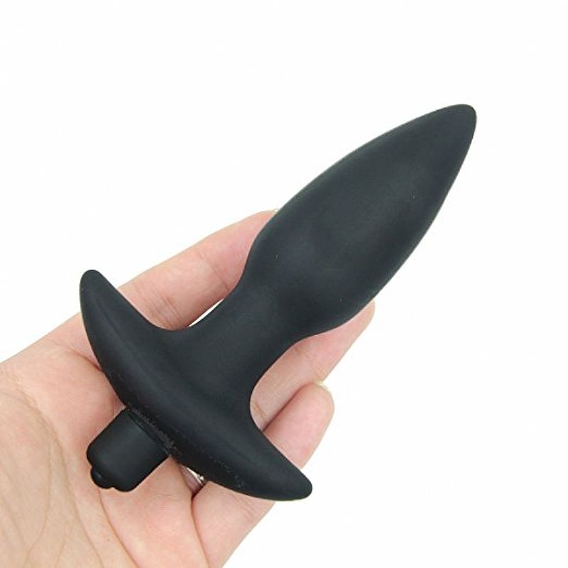 Plug Anal com vibrador - 12,5x3,5 (7916) — foto 2