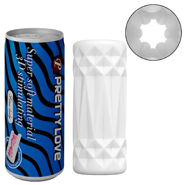 Masturbador Masculino Formato de Lata - Super Soft 2 (8569) Pretty Love