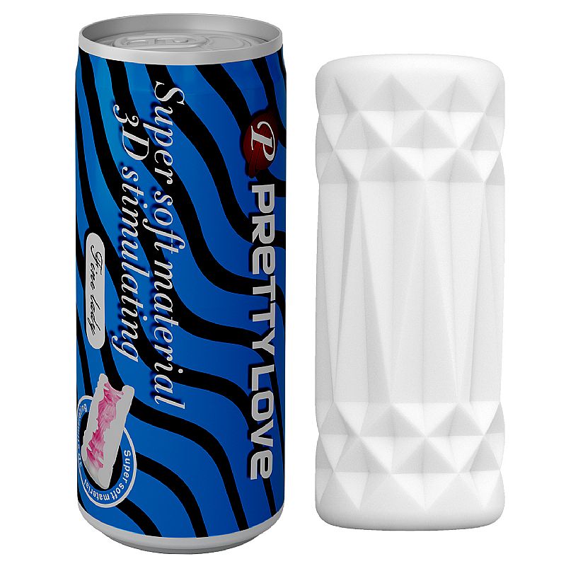 Masturbador Masculino Formato de Lata - Super Soft 2 (8569) Pretty Love — foto 6