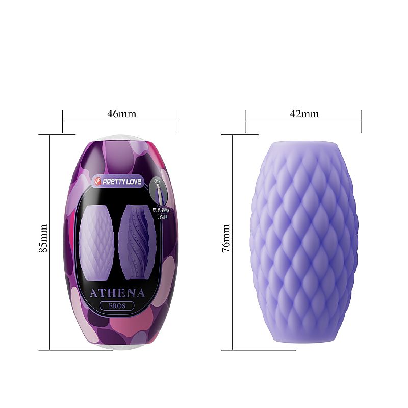 Egg Masturbador Vazado - Eros / Roxo (9054) Pretty Love — foto 3