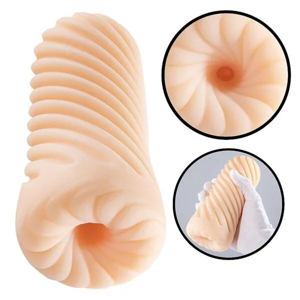 Masturbador Masculino Formato Espiral 16,5cm