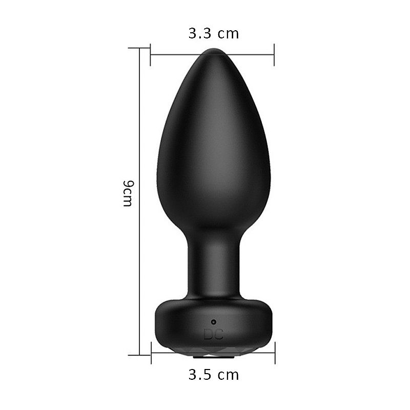 Plug Anal com Vibro Controle Remoto (9272) recarregável — foto 3