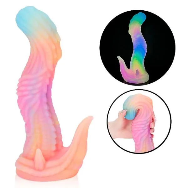 Dildo Alien Fluorescente - 18,8 x 3,8 (9831)