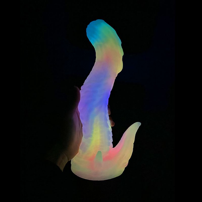 Dildo Alien Fluorescente - 18,8 x 3,8 (9831) — foto 3